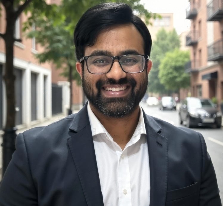 Professional photograph of Dr Midhun John